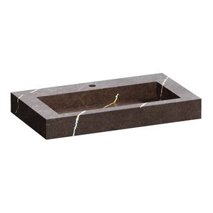 Wastafel Topa Artificial Marble 80 Copper Brown (1 krgt.)