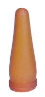Lamspeen geel/bruin voor op bierfles Lamspeen geel/bruin voor op bierfles