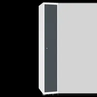 Metalen kledinglocker met legbord en kledingroede + 3 kledinghaken voor 1 persoon - H.180 x B.30 cm Zuiver wit (RAL9010) Antracietgrijs (RAL7016)