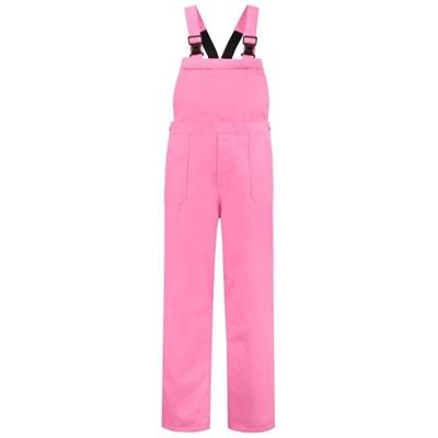 Carnaval verkleed tuinbroek voor volwassenen - roze - werk overall