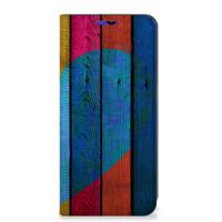 Samsung Galaxy A13 (5G) | Samsung Galaxy A04s Book | Wallet Case | Wood Heart - Cadeau voor je Vriend