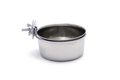 Beeztees Beeztees Coopcup Inox+Schroef Hondenvoerbak 0,3L 9cm