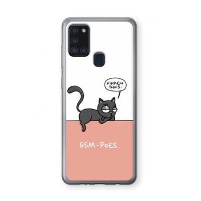 GSM poes: Samsung Galaxy A21s Transparant Hoesje