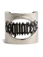 DSQUARED2 bracelet torque à plaque logo - Argent - thumbnail