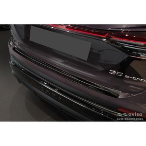 Zwart RVS Bumper beschermer passend voor Audi Q4 E-Tron 2021- AV245359