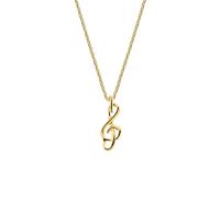 TFT Collier Geelgoud Muzieksleutel 1,0 mm x 41+4 cm