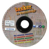 Tasker C114 Microfoonkabel 2x0,25mm zwart 100m - thumbnail