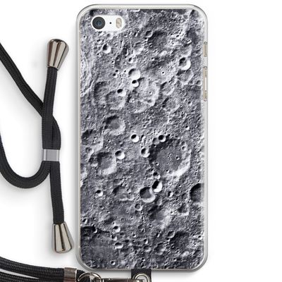 Maanlandschap: iPhone 5 / 5S / SE Transparant Hoesje met koord