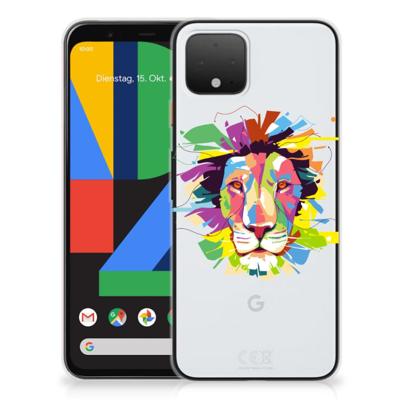 Google Pixel 4 Telefoonhoesje met Naam Lion Color Google Pixel 4 Telefoonhoesje met Naam Lion Color