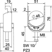 OBO Bettermann 1186742 Beugelklem 1 stuk(s)