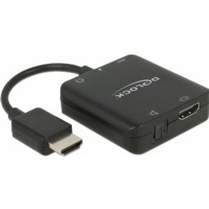 DeLOCK 63276 video kabel adapter HDMI Type A (Standaard) Zwart