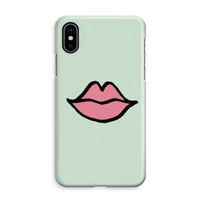 Kusje: iPhone XS Max Volledig Geprint Hoesje