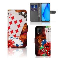 Huawei P40 Lite | Wallet Case | met Pasjes | Casino
