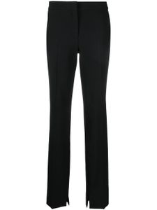 Stella McCartney pantalon slim à fentes - Noir