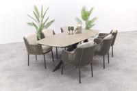4SO Bernini/Prado deens ovale tuinset (7-delig) - Terre