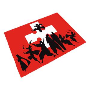 Fire Force Doormat Logo Red 40 x 60 cm