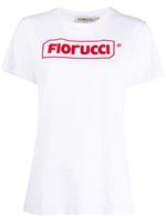 Fiorucci t-shirt en coton biologique à logo imprimé - Blanc - thumbnail