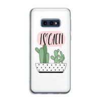 I love cacti: Samsung Galaxy S10e Transparant Hoesje