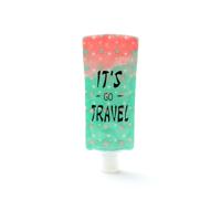 5 PCS Travel Folding Lotion BagLiquid Storage Bag(Green Star )