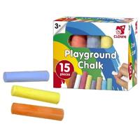 Clown stoepkrijt 15 stuks Clown stoepkrijt 15 stuks