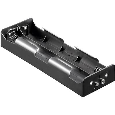 Goobay 10872 Batterijhouder Aantal cellen: 6 D (mono) Drukknopaansluiting (l x b x h) 195 x 73.5 x 32.8 mm