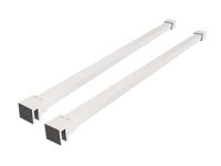 Mueller Slimline set van 2 stabilisatiestangen 120cm wit