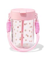 HEMA Waterfles 400ml met bandje bloemen