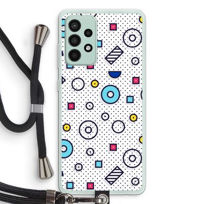 8-bit N°9: Samsung Galaxy A52s 5G Transparant Hoesje met koord