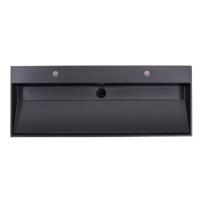 Wastafel Quartz Trend 120 cm Enkelbak zonder kraangaten