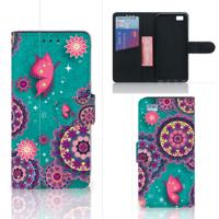 Huawei Ascend P8 Lite Hoesje Cirkels en Vlinders