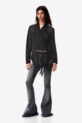 Asymmetrisch jack 100% leer Masha Popova - BLACK - L