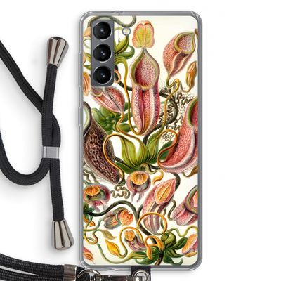 Haeckel Nepenthaceae: Samsung Galaxy S21 Transparant Hoesje met koord