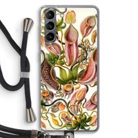 Haeckel Nepenthaceae: Samsung Galaxy S21 Transparant Hoesje met koord