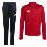 adidas Entrada 26 Trainingspak Full-Zip Kids Rood Zwart