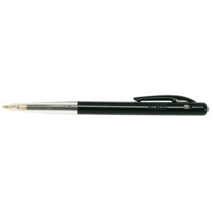 50x Bic M10 balpen zwart medium