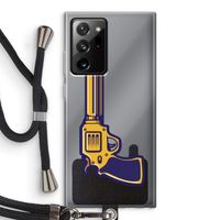 Pew Pew Pew: Samsung Galaxy Note 20 Ultra / Note 20 Ultra 5G Transparant Hoesje met koord