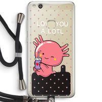 Love You A Lotl: Huawei Ascend P10 Lite Transparant Hoesje met koord