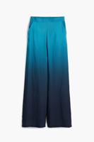 Soepelvallende broek met kleurverloop - GREEN - XL