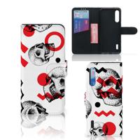 Telefoonhoesje met Naam Xiaomi Mi A3 Skull Red