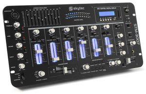 Retourdeal - Vonyx STM-3007 19 inch DJ Mixer 6 Kanaals