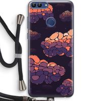 Patroon Wolken: Huawei P Smart (2018) Transparant Hoesje met koord