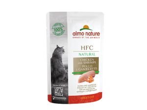 Almo Nature HFC kat Pouch Kip&Garnaal 55gr