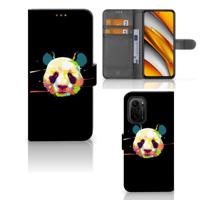 Poco F3 | Xiaomi Mi 11i Leuk Hoesje Panda Color | Portemonnee hoesje