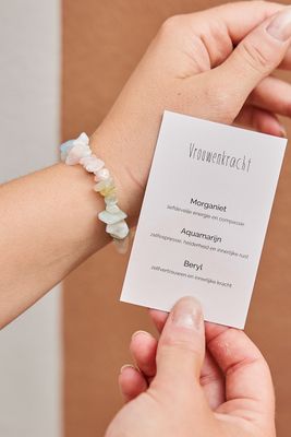 Edelstenen armband • Vrouwenkracht • Split