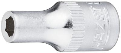HAZET Dopsleutel 850-4 · 1/4 inch (6,3 mm) vierkant hol · Buiten-zeskant-tractieprofiel · SW 4 mm