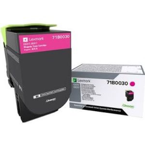 Lexmark 71B0030 Lasertoner Magenta toners & lasercartridge