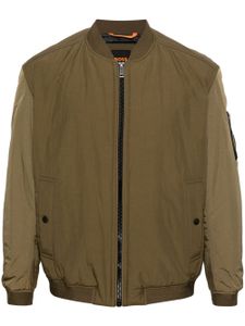 BOSS veste bomber à patch logo - Vert