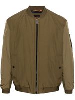 BOSS veste bomber à patch logo - Vert - thumbnail