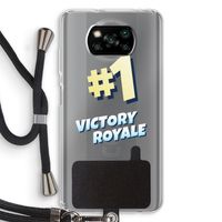 Victory Royale: Xiaomi Poco X3 Pro Transparant Hoesje met koord
