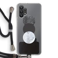 Marmeren cirkels: Samsung Galaxy A32 5G Transparant Hoesje met koord